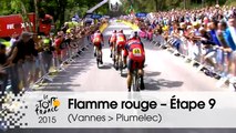 Flamme rouge / Last KM - Étape 9 (Vannes > Plumelec) - Tour de France 2015