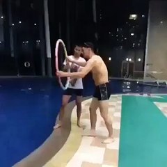 Swimming Pool Jump - Very Funny