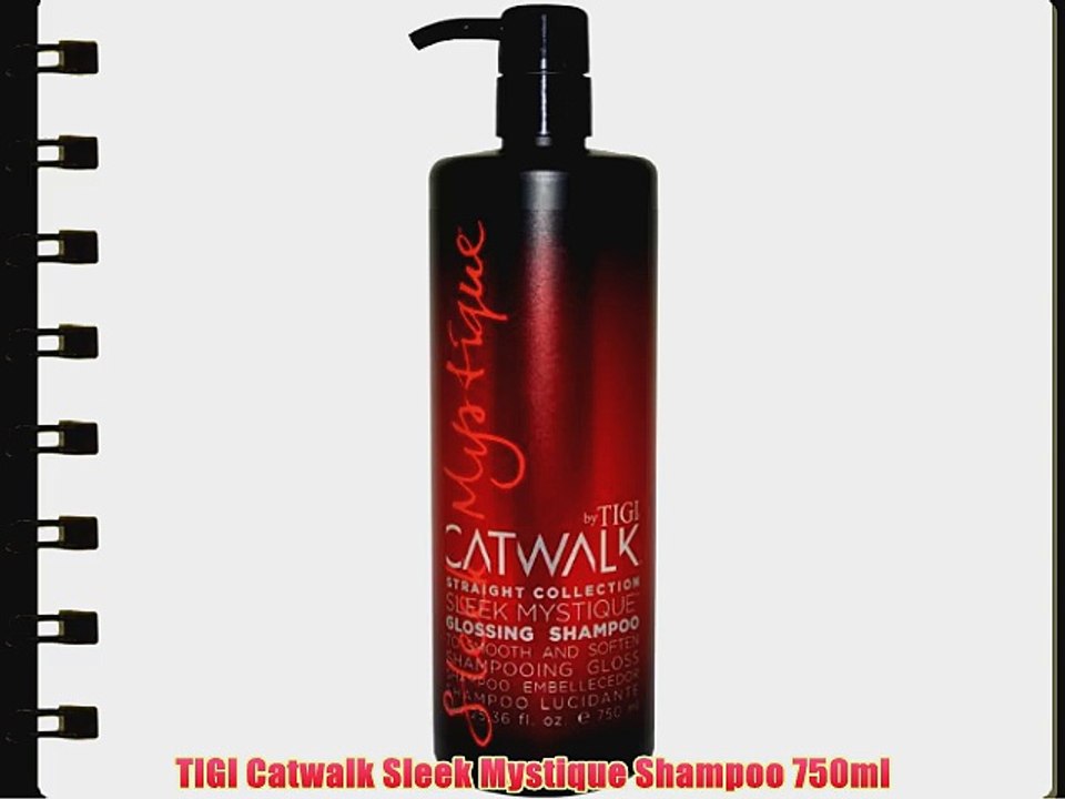TIGI Catwalk Sleek Mystique Shampoo 750ml