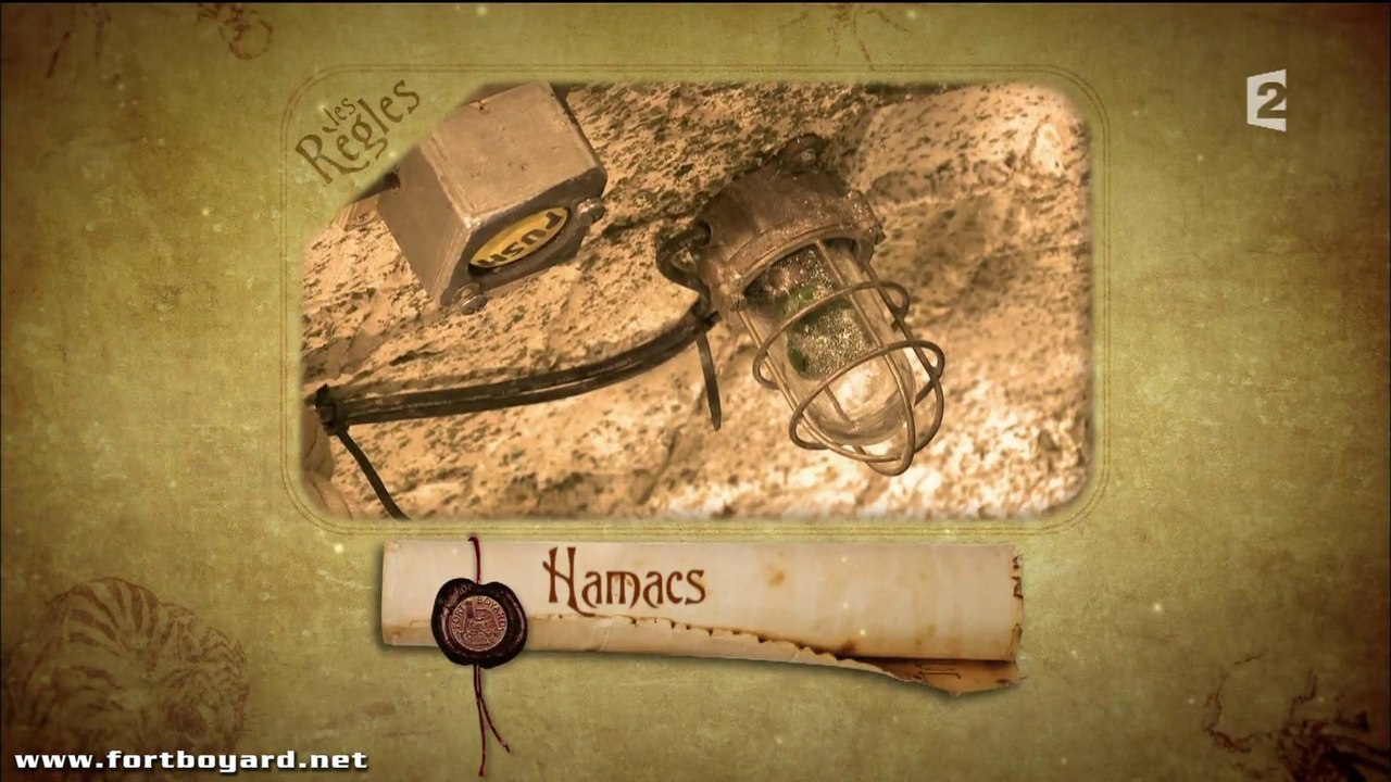 Fort Boyard 2015 : règle du jeu de l'épreuve des "Hamacs"