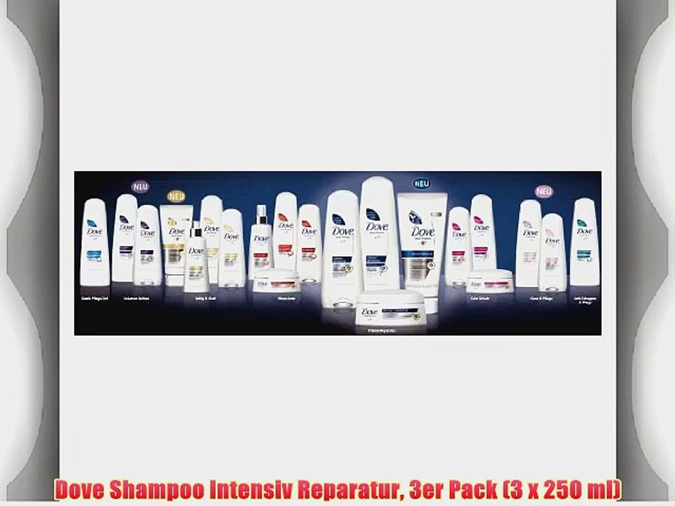 Dove Shampoo Intensiv Reparatur 3er Pack (3 x 250 ml)