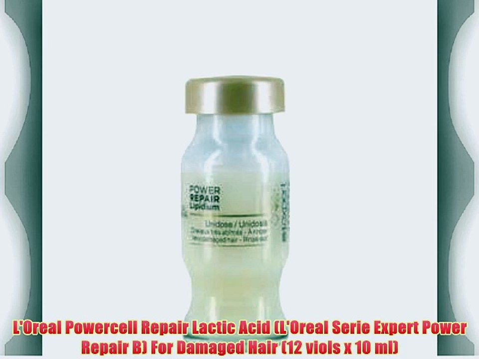 L'oreal powercell repair lactic acid (l'oreal serie expert power repair b) for damaged hair