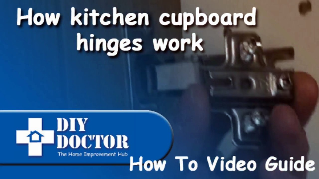 How kitchen cupboard door hinges work