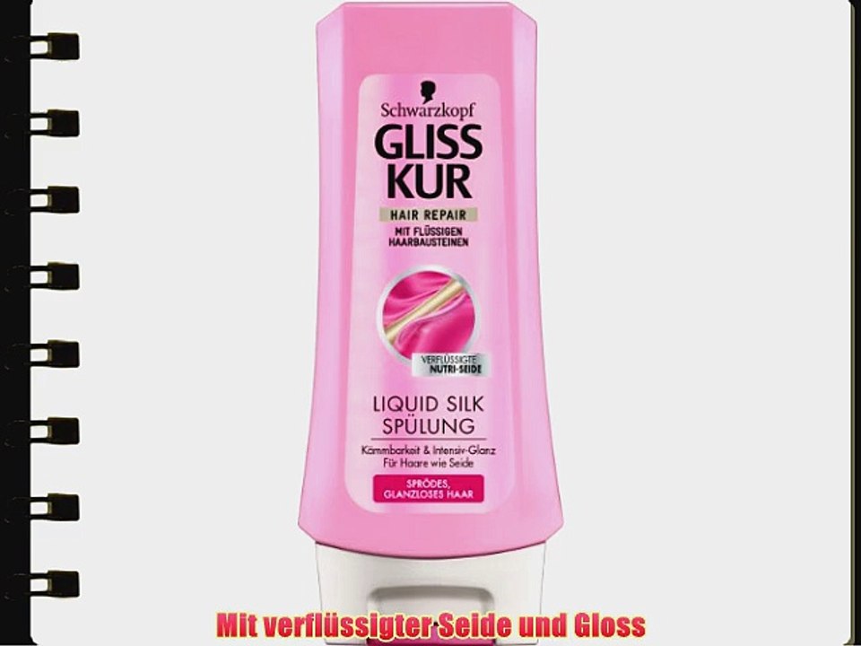 Gliss Kur Liquid Silk Sp?lung 6er Pack (6 x 200 ml)