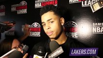 D'Angelo Russell Postgame Interview _ Lakers vs Sixers _ July 11, 2015 _ 2015 NBA Summer League