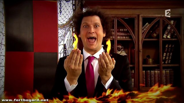 Fort Boyard 2015 : introduction de la séquence d'Éric Antoine dans la Boyard Academy (Cours de magie)