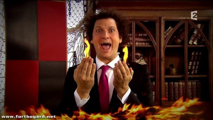 Fort Boyard 2015 : introduction de la séquence d'Éric Antoine dans la Boyard Academy (Cours de magie)