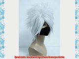 Ladieshair Cosplay Per?cke grau 35cm glatt NARUTO Hatake Kakashi