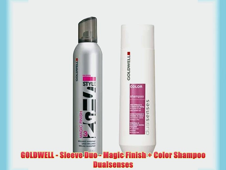 GOLDWELL - Sleeve Duo - Magic Finish   Color Shampoo Dualsenses