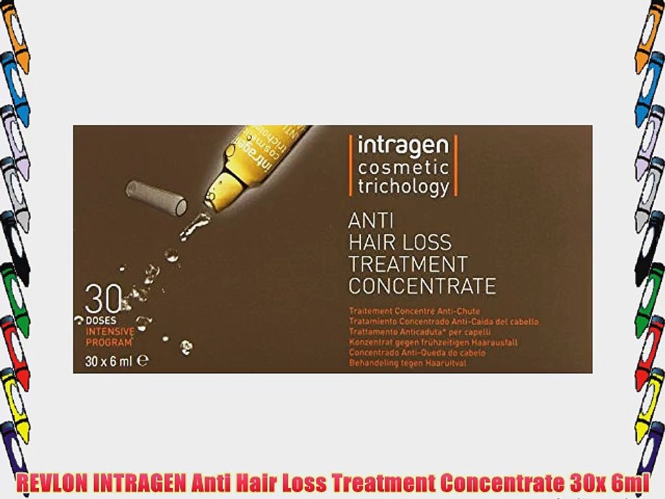 REVLON INTRAGEN Anti Hair Loss Treatment Concentrate 30x 6ml