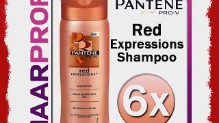 6 x Pantene red Expressions Pantene rot Pro-V Farbglanz-Intensiv-Shampoo 200ml