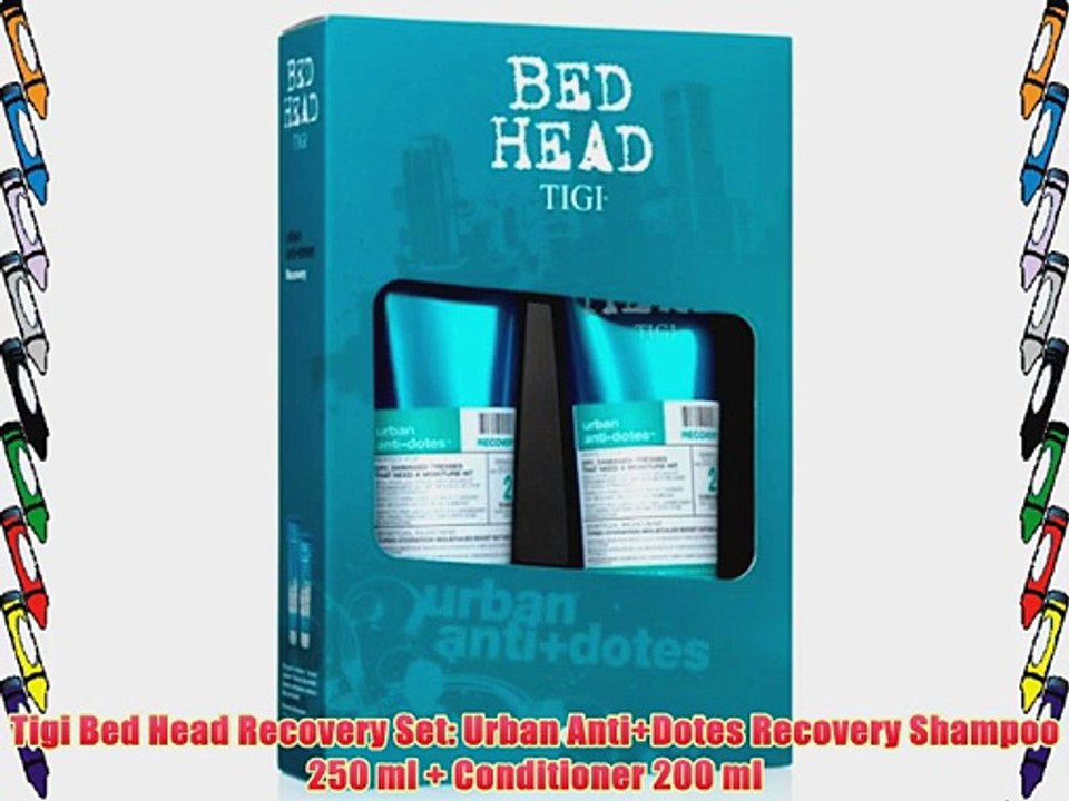 Tigi Bed Head Recovery Set: Urban Anti Dotes Recovery Shampoo 250 ml   Conditioner 200 ml