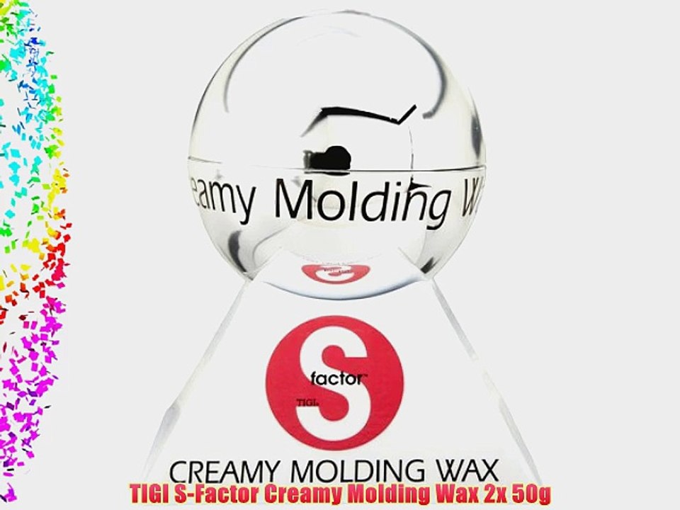 TIGI S-Factor Creamy Molding Wax 2x 50g