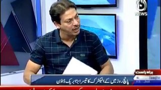 Aaj Rana Mubashir Kay Sath - 12th July 2015 (Faisal Raza Abidi Interview)