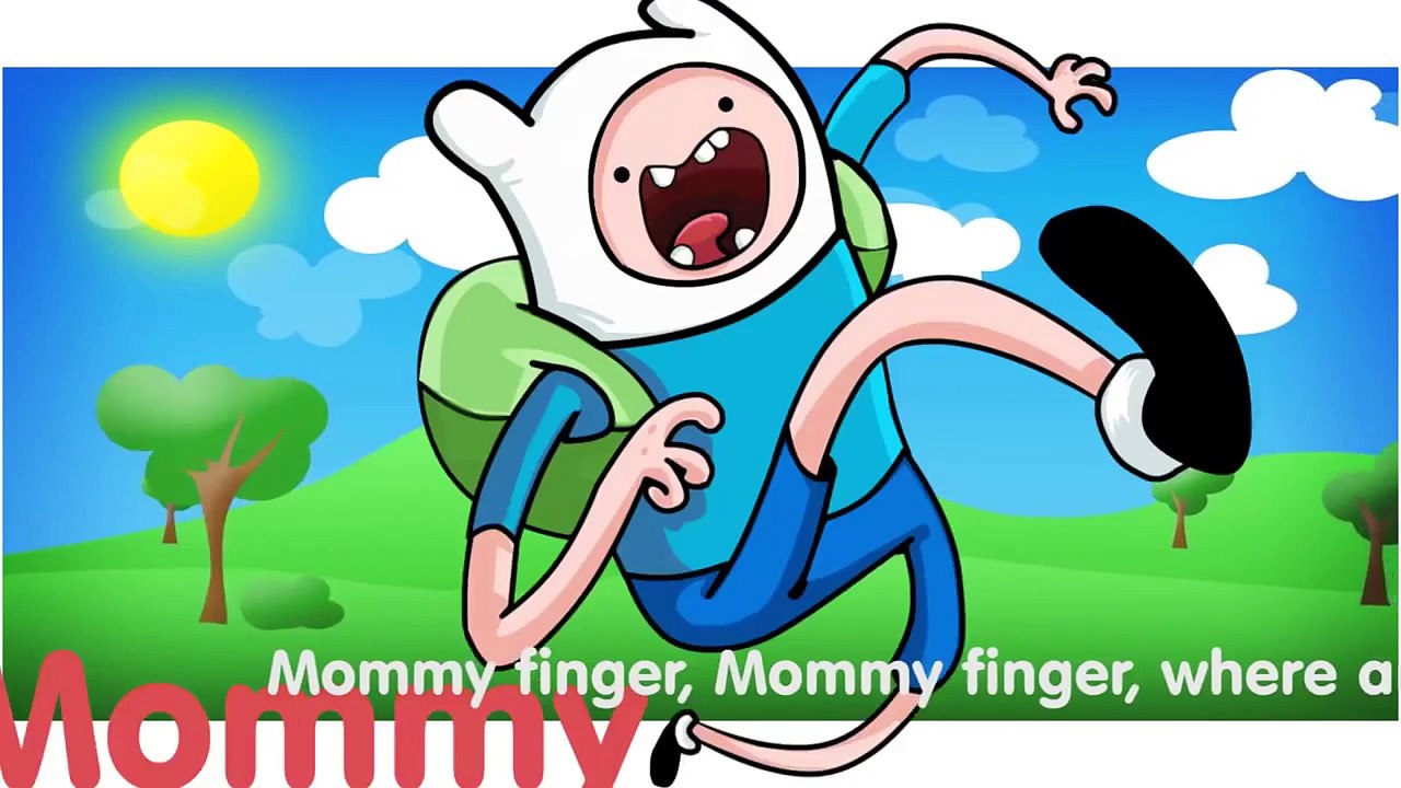 ADVENTURE TIME Finger Family Collection adventure time Cartoon Animation Nursery Rhymes For Children