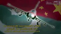 Pakistani fighter jets JF-17 thunder,s escorting chinese president