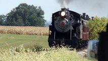 Strasburg Steam Engine Pulls Full Load