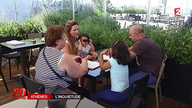 A Athènes, l'angoisse et le désespoir des Grecs