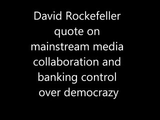 MAINSTREAM MEDIA  quote by David Rockefeller - We are gratefull to....