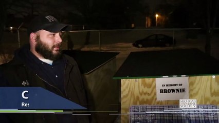 MHS Cruelty Investigators and Rescue Drivers Prepare to Sleep in Doghouses