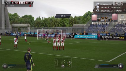 FIFA 15: Primer gol Tiro Libre Club Pro