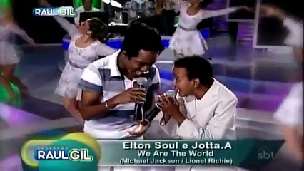 Jotta A. & Elton Soul - We Are The World - Programa Especial de Ano Novo - Raul Gil