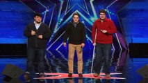 America's Got Talent 2015 | Triple Threat: Beautifully Nerdy Boy Band Sing 