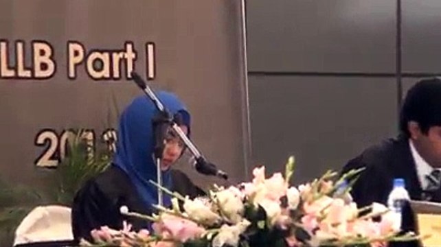 Quaid-e-Azam Law College Lahore 19th Annual Declamation 2015