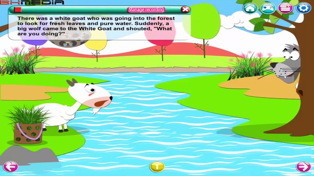 Two Goats and a Wolf Cartoon for kids Two Little Goats And A Wolf