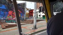 Moto taxi around Bogota Colombia 1