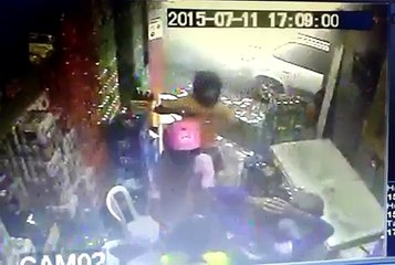 Câmeras de depósito de bebidas registra assalto no Eduardo Gomes