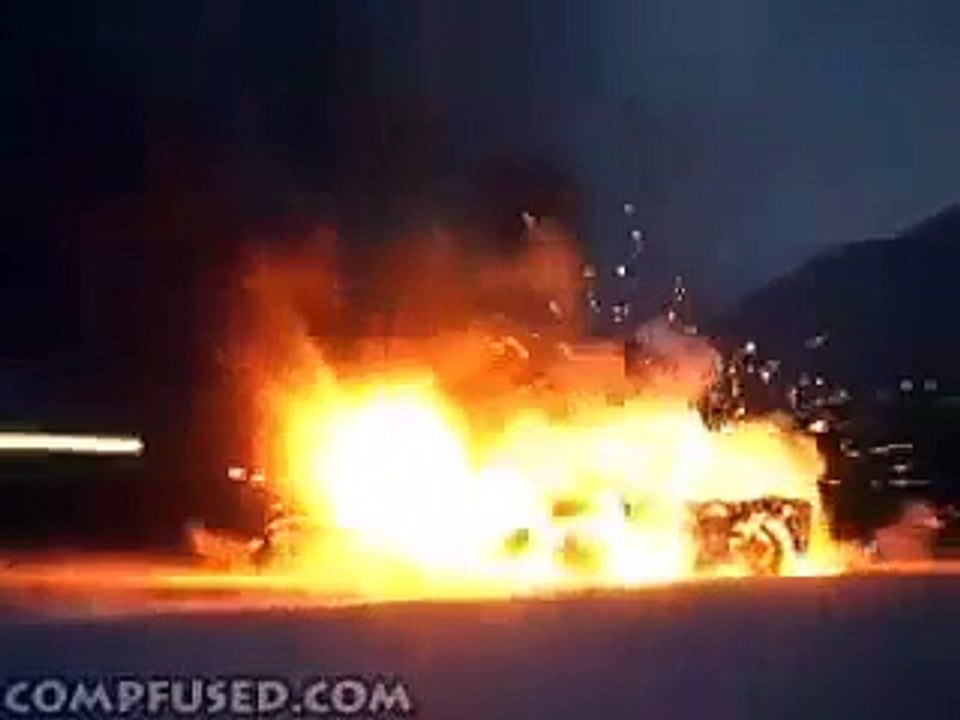Vulcan Helicopter Minigun In Action.