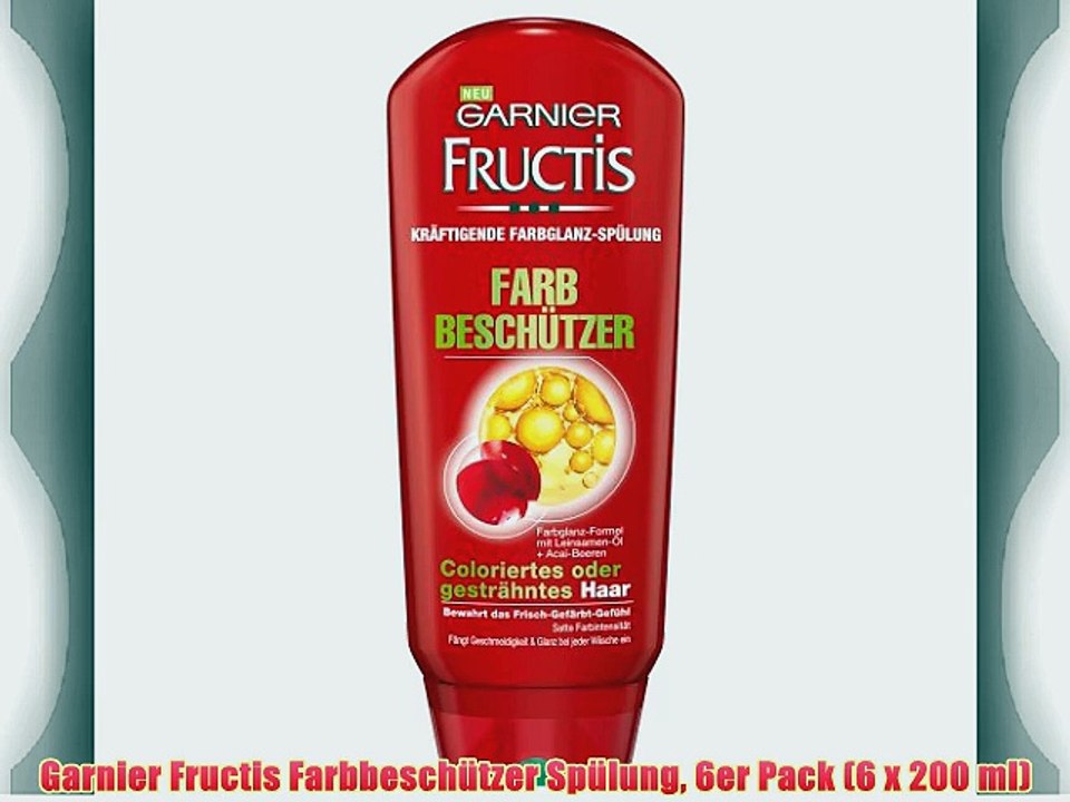 Garnier Fructis Farbbesch?tzer Sp?lung 6er Pack (6 x 200 ml)