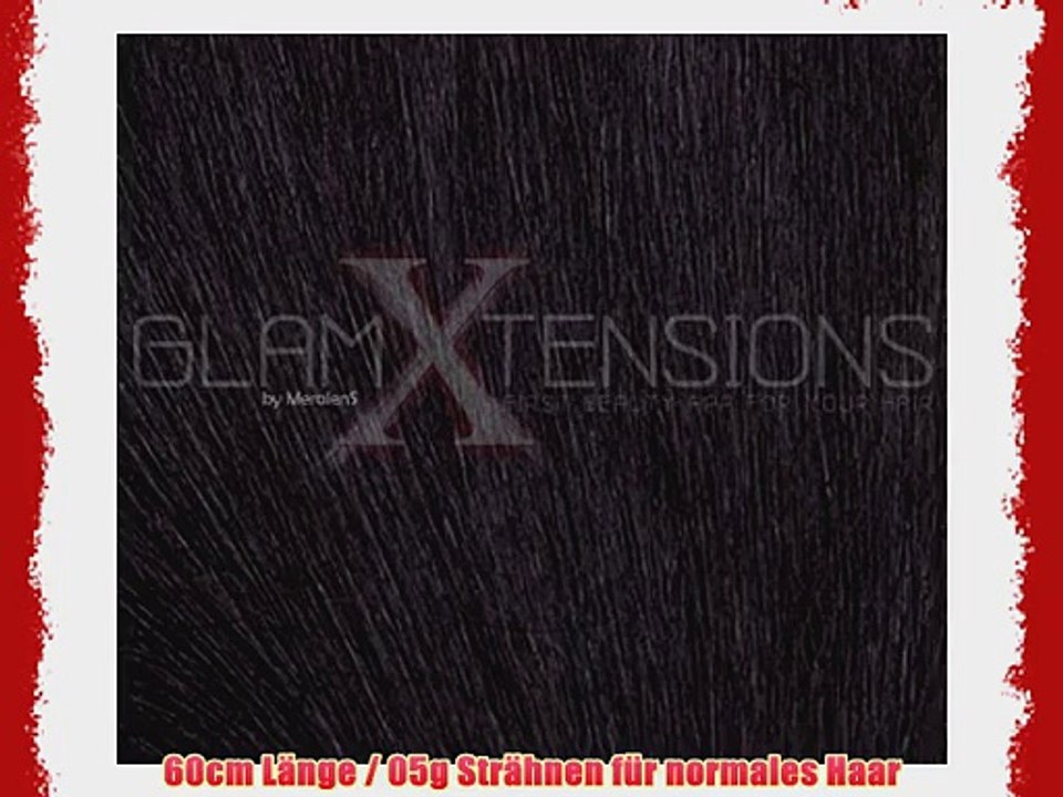 300 x 05g glatte indische Remy 100% Echthaar-Str?hnen/ U-tip / Extensions / Haarverl?ngerung