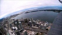 EdgeWalk Flyby at the CN Tower in Toronto (Ontario, Canada) #ExploreCanada
