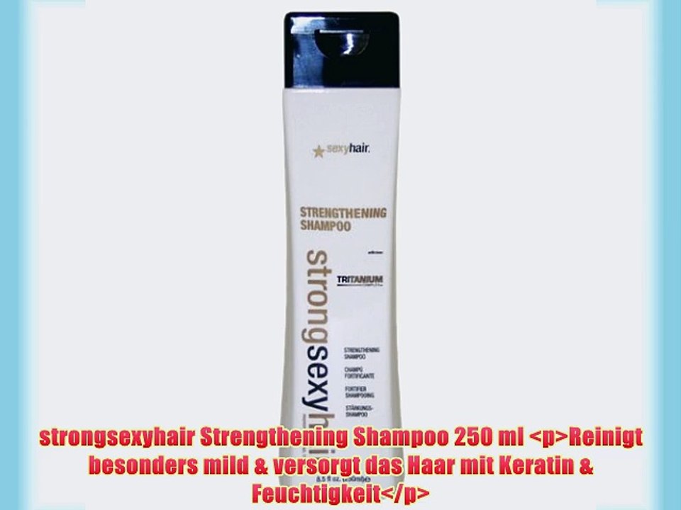 strongsexyhair Strengthening Shampoo 250 ml