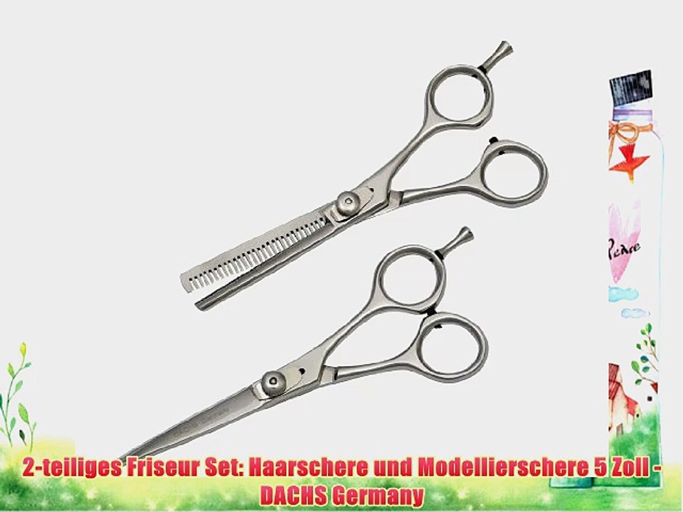 2-teiliges Friseur Set: Haarschere und Modellierschere 5 Zoll - DACHS Germany