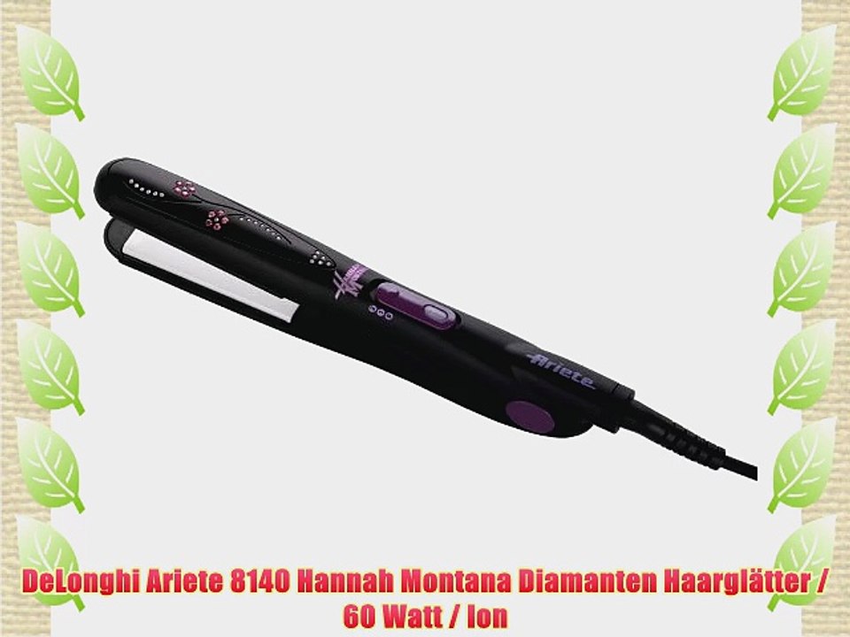 DeLonghi Ariete 8140 Hannah Montana Diamanten Haargl?tter / 60 Watt / Ion