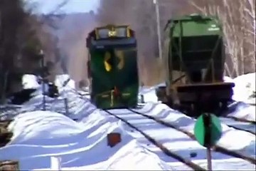 Maine Eastern Railroad snow plow Extra - HQ
