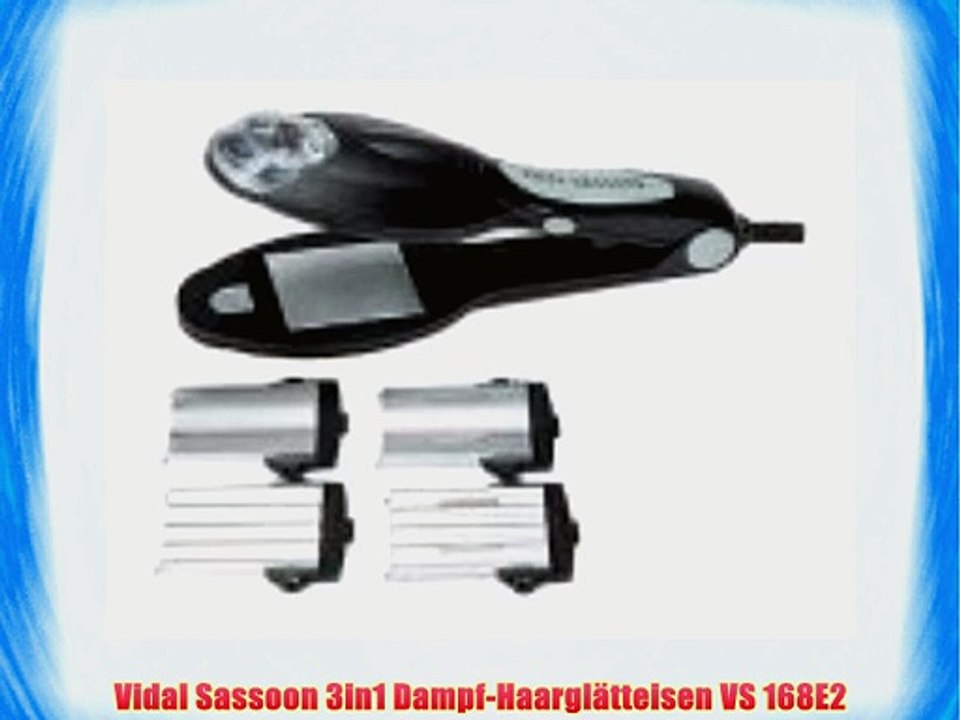 Vidal Sassoon 3in1 Dampf-Haargl?tteisen VS 168E2