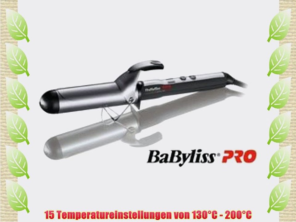 Babyliss Pro BAB2275TTE Lockeneisen Computer Iron Titanium-Tourmalin 38 mm