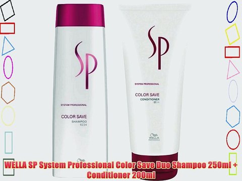 WELLA SP System Professional Color Save Duo Shampoo 250ml Conditioner 200ml