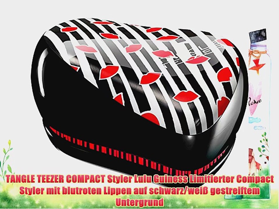 TANGLE TEEZER COMPACT Styler Lulu Guiness Limitierter Compact Styler mit blutroten Lippen auf