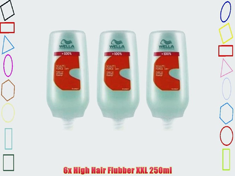 6x High Hair Flubber XXL 250ml