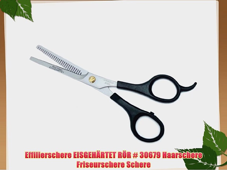 Effilierschere EISGEH?RTET R?R # 30679 Haarschere Friseurschere Schere