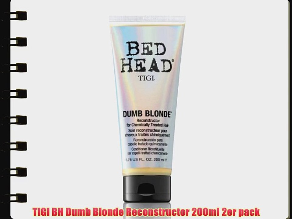 TIGI BH Dumb Blonde Reconstructor 200ml 2er pack