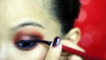 Cherry Christmas Makeup Tutorial Color Smokey Eye Makeup Tips