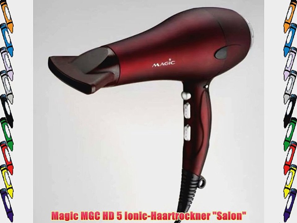 Magic MGC HD 5 Ionic-Haartrockner Salon