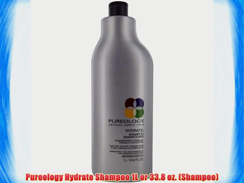 Pureology Hydrate Shampoo 1L or 33.8 oz. (Shampoo)