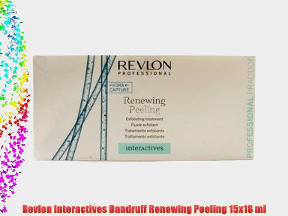 Revlon Interactives Dandruff Renewing Peeling 15x18 ml